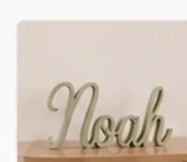 3D Schriftzug „Noah“