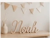 3D Schriftzug als Wohndekoration